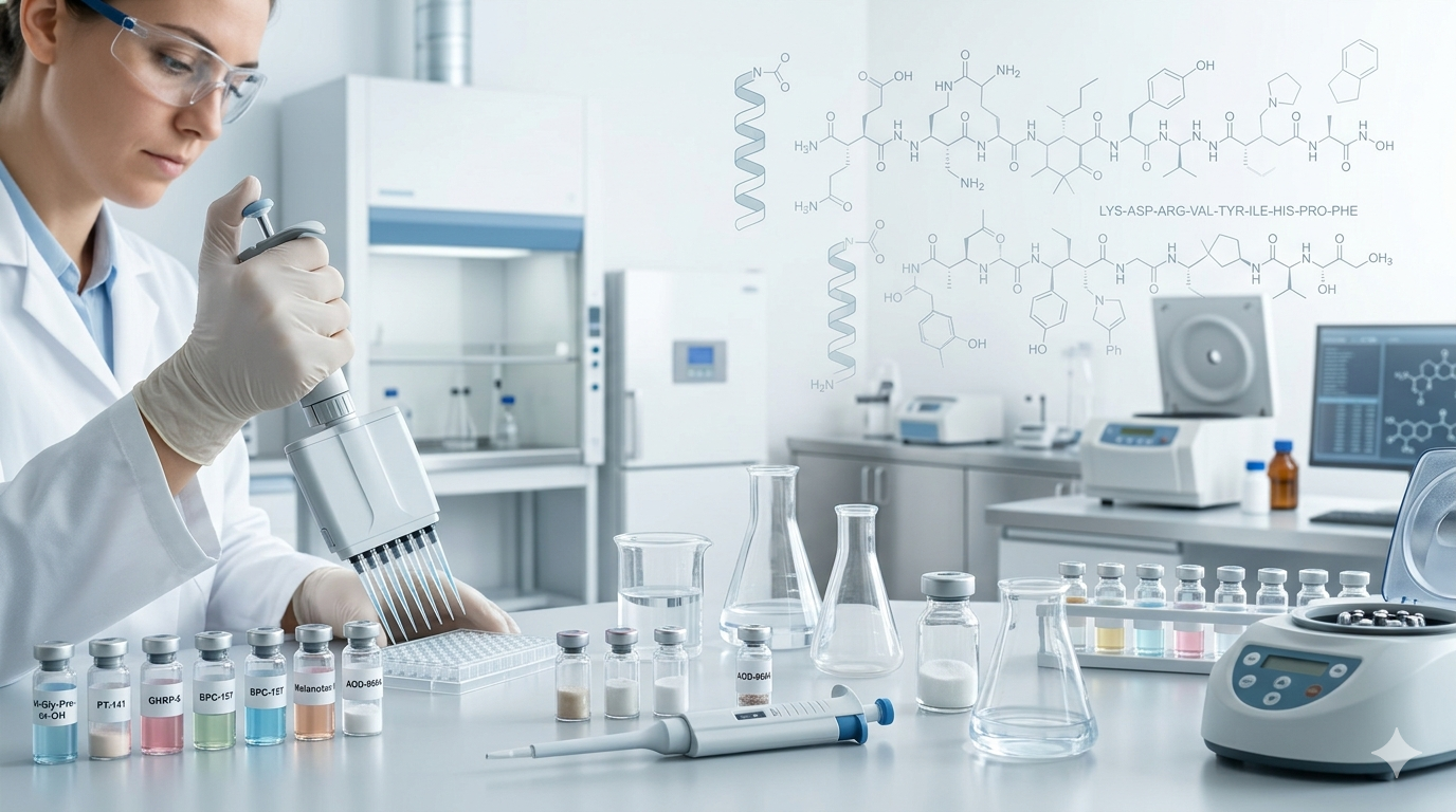 Vylix Research Peptides laboratory quality control | vylixresearchpeptides.com
